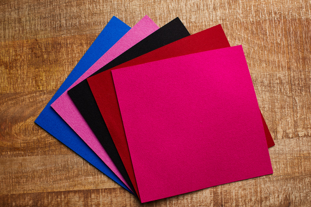 5mm Thick Virgin Merino Wool Designer Felt Sheets- 11